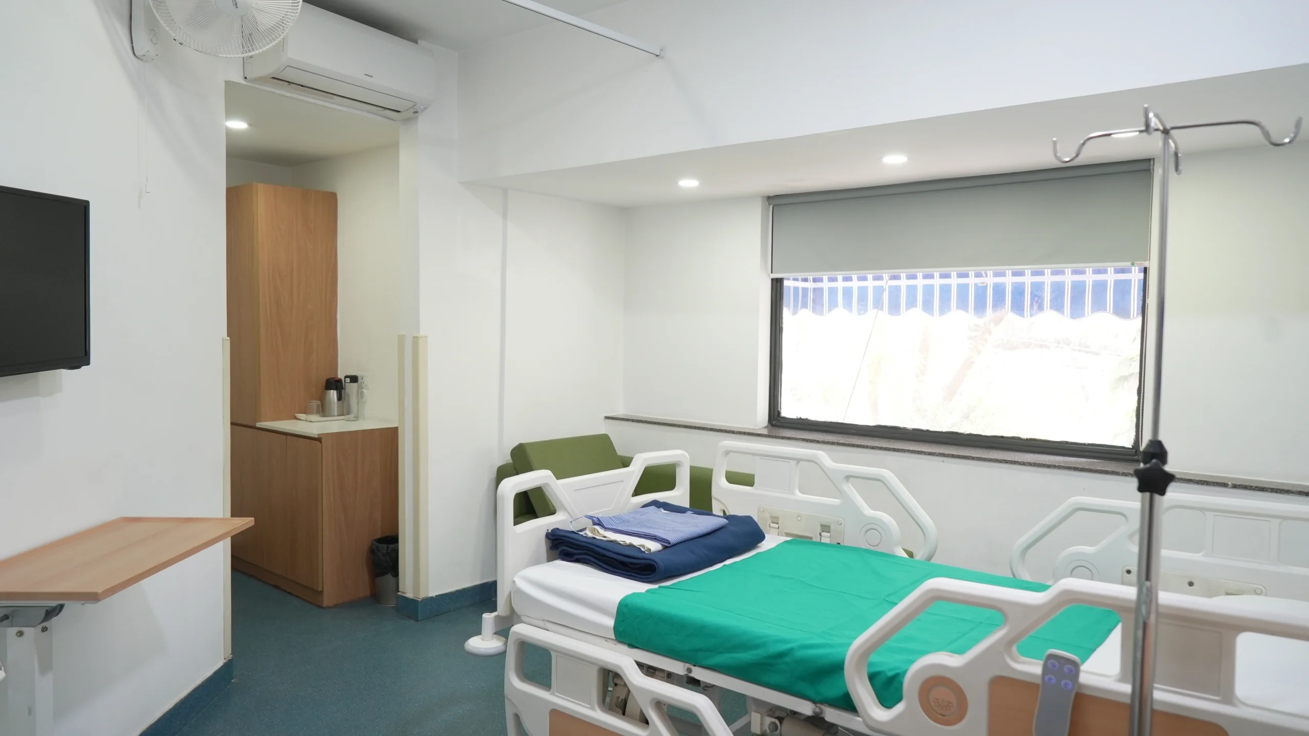 VNA Hospital patient rooms